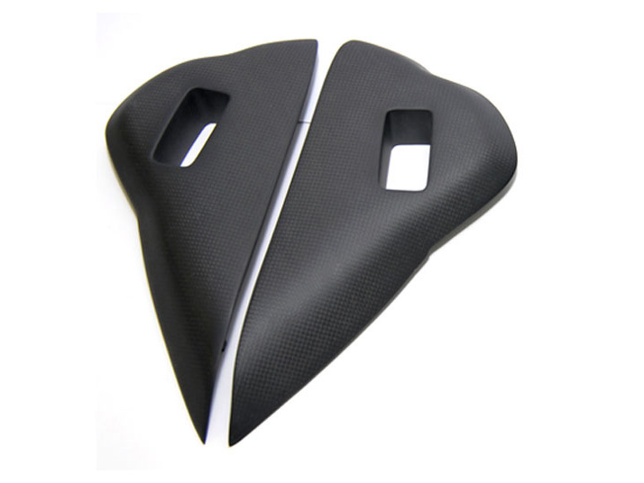 Titek Matte Carbon Fiber Side Dash Vent Covers Nissan R35 GT-R 09-12