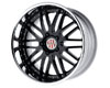Victor Equipment Mulsanne 19X11  5x130  36mm Black W/ Chrome Lip