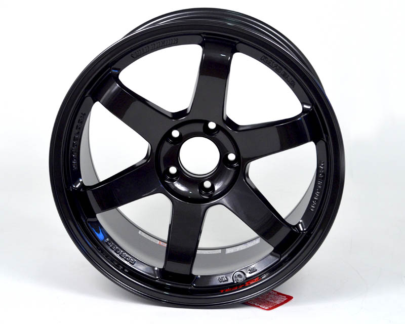 Volk Racing TE37SL Diamond Black Staggered Wheel Set 18x10 18x11 Nissan GT-R R35 09+