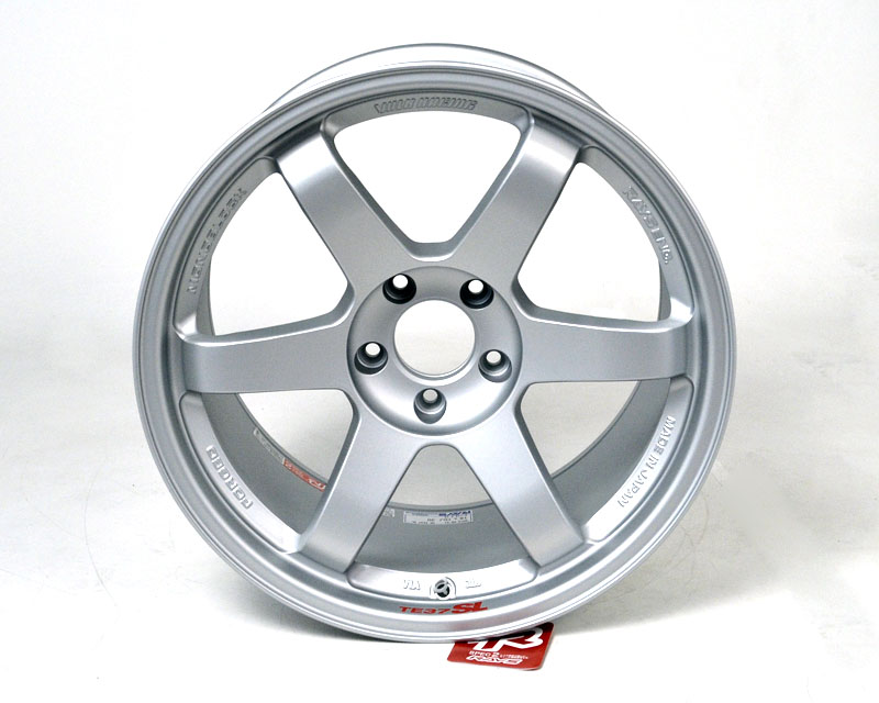 Volk Racing TE37SL Titanium Silver Staggered Wheel Set 18x9.5 18x10.5 BMW M3 01-12