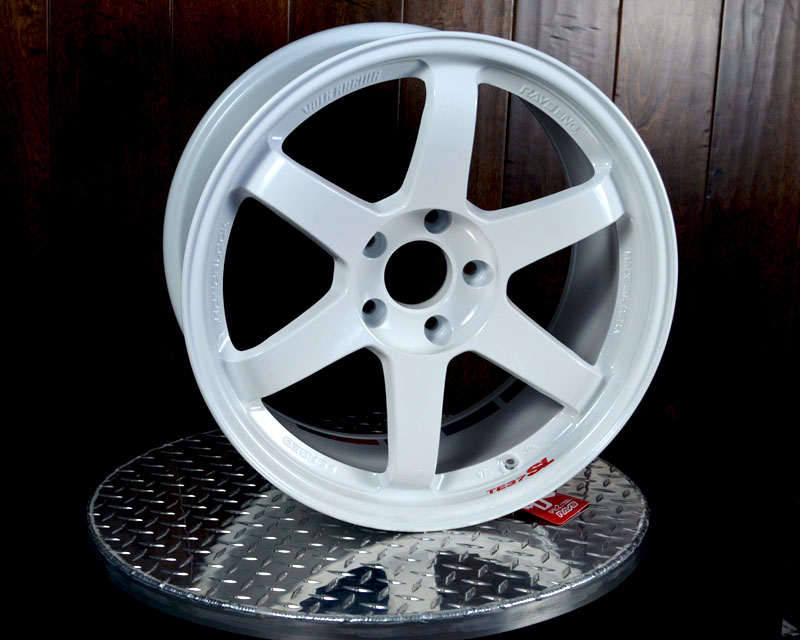 Volk Racing TE37SL White Staggered Wheel Set 18x9.5 18x10.5 BMW M3 08-11