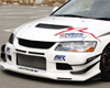 Voltex Front Bumper Street Mitsubishi EVO VIII IX 03-07