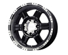 V-TEC Off-Road 17X8.5  5x127  0mm Gloss Black Machined Lip