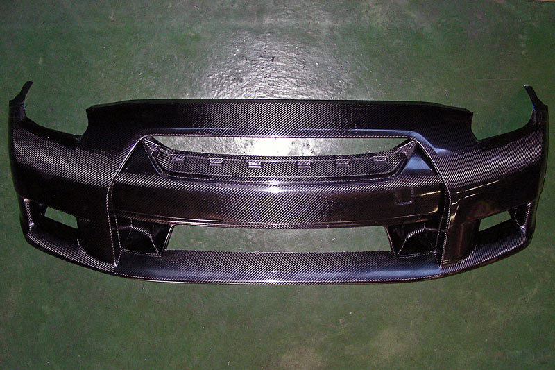 Zele Performance Front Carbon Fiber Bumper Nissan GT-R R35 09+